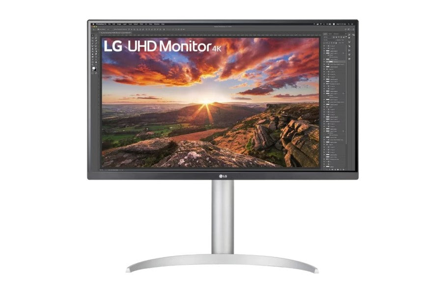 LG 27' IPS 5ms 4K UHD HDR400 FreeSync, Borderless Monitor w/ArcLine HAS - HDMI,DP, USB Type-C, Speaker, VESA 100, Height Adjust, Business Monitor