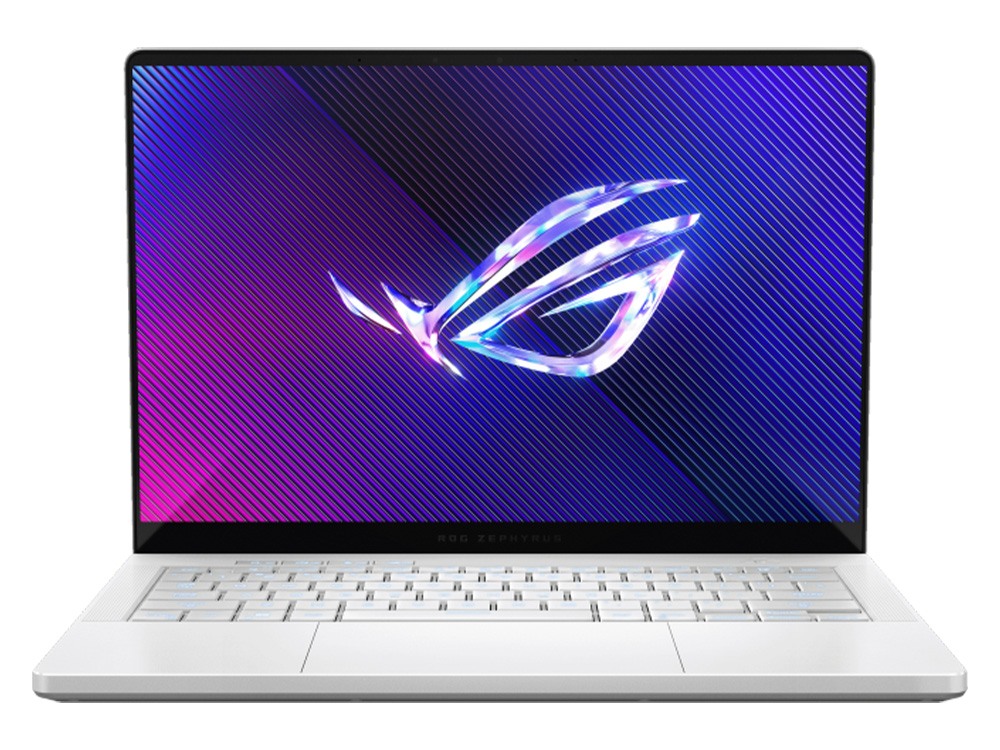 ROG Zephyrus G14 - 14.0 WQXGA+ 120Hz OLED (Nebula) / R9-8945HS / RTX4050 / LPDDR5X 16GB / 512GB G4 / WHITE / WIN11 HOME / 2Y