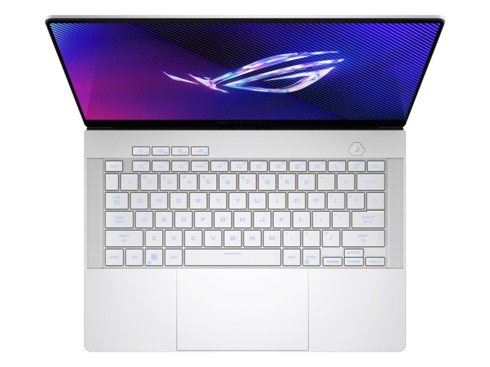 ROG Zephyrus G14 - 14.0 WQXGA+ 120Hz OLED (Nebula) / R9-8945HS / RTX4050 / LPDDR5X 16GB / 512GB G4 / WHITE / WIN11 HOME / 2Y