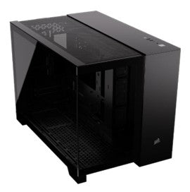 2500X Tempered Glass mATX Mid-Tower, Black