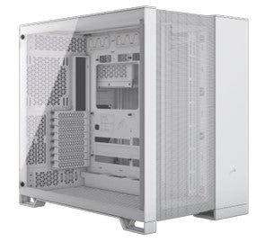 6500D Airflow Tempered Glass Mid-Tower, White