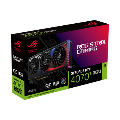 NVIDIA, ROG-STRIX-RTX4070TIS-O16G-GAMING//RTX4070TIS ,HDMI*2,DP*3,16G,D6X