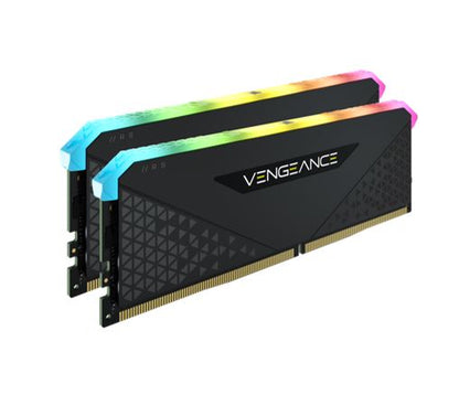 (LS) Corsair Vengeance RGB RT 32GB (2x16GB) DDR4 3600MHz C16 16-20-20-38 Black Heatspreader Desktop Gaming Memory for AMD