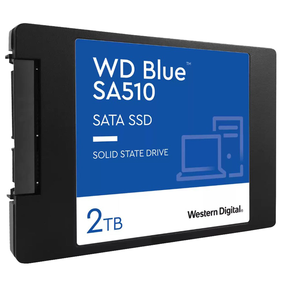 Western Digital WD 2TB Blue SA510 SATA SSD 2.5'/7mm Cased Read 560MB/s Write 520MB/s WDS200T3B0A  5-year Limited Warranty