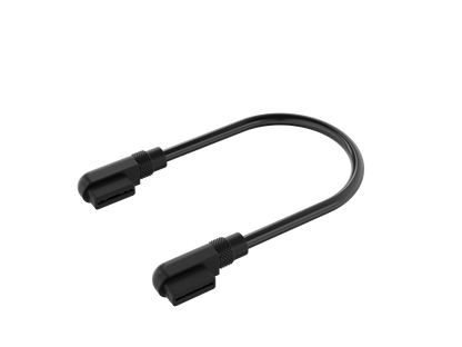 CORSAIR iCUE LINK Cable, 2x 135mm with Slim 90 degree connectors, Black