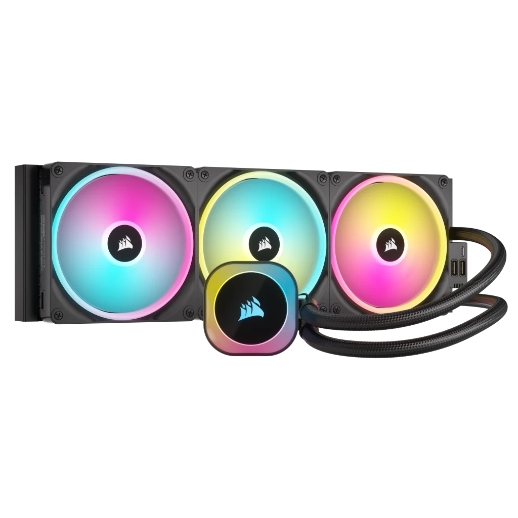 CORSAIR iCUE LINK H170i RGB Liquid CPU Cooler with QX140 RGB fans