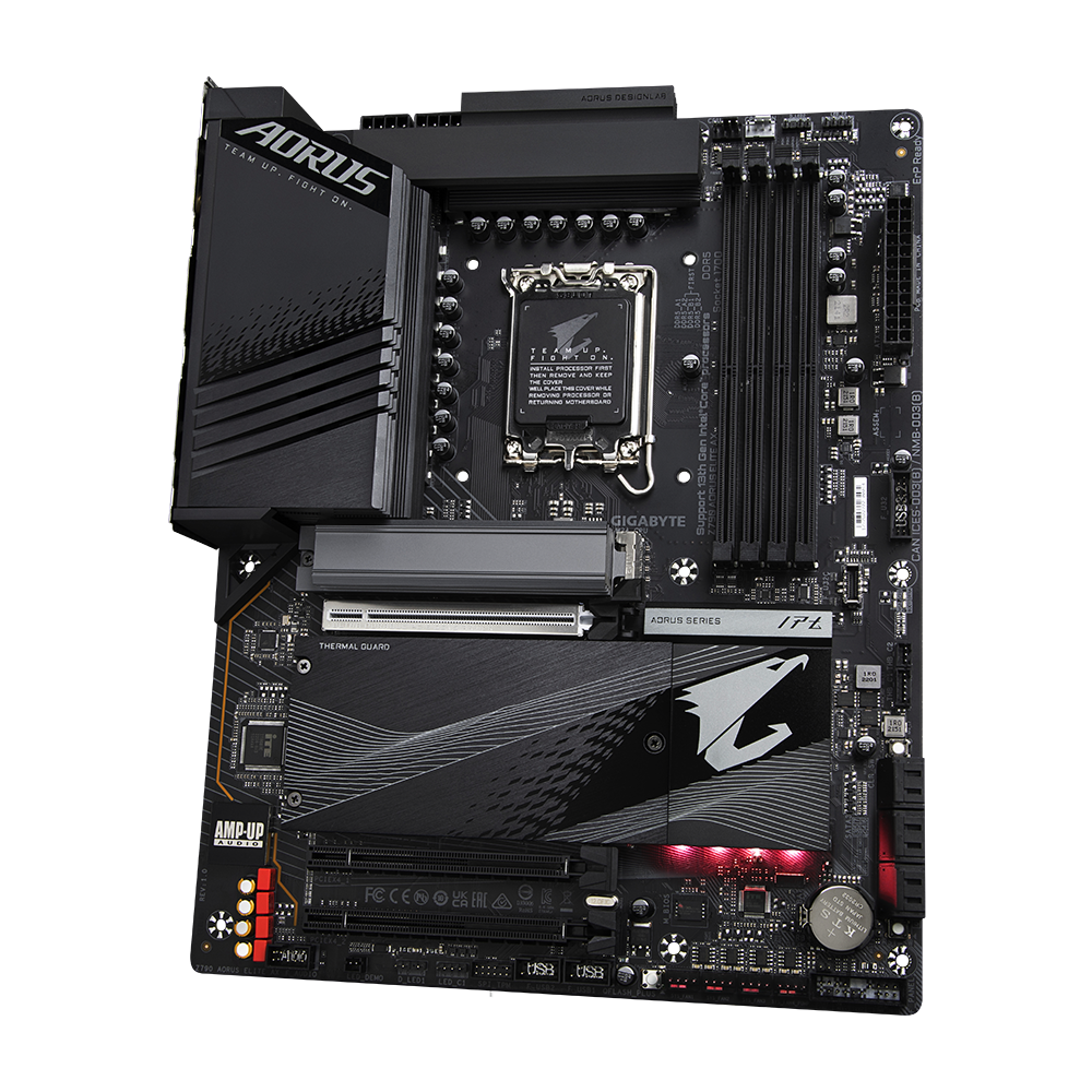 Z790 AORUS ELITE AX/INTEL LGA1700/ATX/4x DDR5 up to 192GB/7600MHz/PCIe 5.0 x1 4.0 x1 3.0 x1/M.2 x4