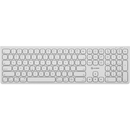 Echelon USB-C Rechargeable Bluetooth Full Size Keyboard for Mac (White)