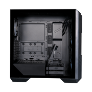 MasterCase HAF500, Mesh Front Panel, Dual 200mm ARGB Fans, Rotatable GPU Fan, USB 3.2 Gen 2 Type C Support, Screwless & Tool-Free TG Side Panel Design