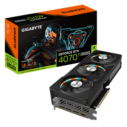 Nvidia GeForce RTX 4070 TI SUPER GAMING OC 16G GDDR6X 256 bit/2655MHz/PCI-E 4.0/Max Res 7680x4320/3x DP 1.4a & 1x HDMI 2.1a