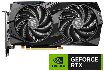 MSI nVidia GeForce RTX 4060 GAMING 8G Video Card  2595  MHz Boost Clock, 8GB GDDR6,DisplayPort x 3 (v1.4a),HDMI x 1