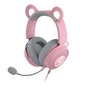 Razer Kraken Kitty V2 Pro-Wired RGB Headset with Interchangeable Ears-Quartz Edition