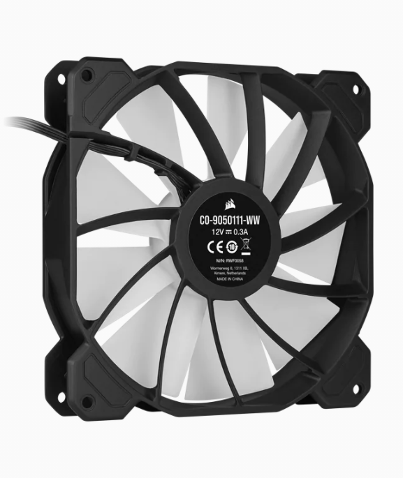 SP140 RGB ELITE, 140mm RGB LED Fan with AirGuide, Dual Pack with Lighting Node CORE