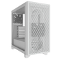 CORSAIR 3000D Tempered Glass Mid-Tower, White