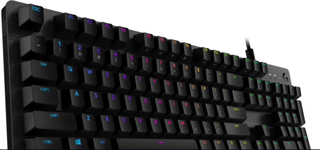 Logitech G512 CARBON LIGHTSYNC RGB Mechanical Gaming Keyboard with GX Brown switches