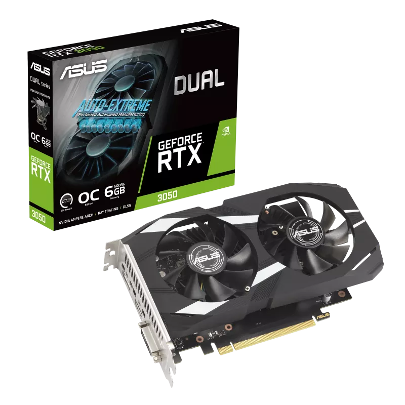 DUAL-RTX3050-O6G//RTX3050,DVI,HDMI,DP,6G,D6