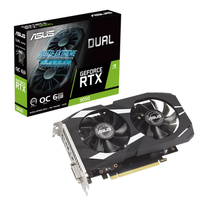 DUAL-RTX3050-O6G//RTX3050,DVI,HDMI,DP,6G,D6