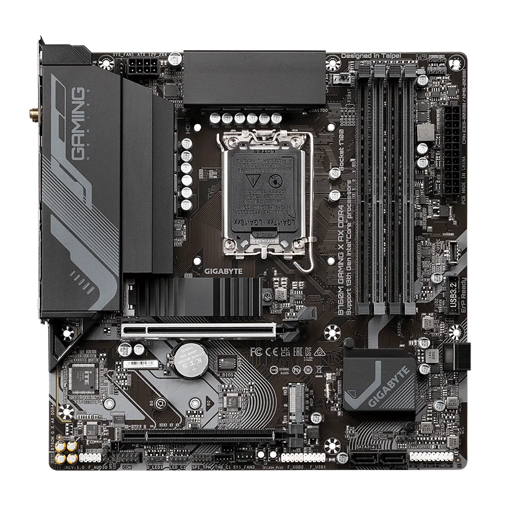 B760M GAMING X AX/INTEL LGA1700/MATX/4x DDR5 up to 192GB/7600MHz/PCIe 4.0 x1 3.0 x1/M.2 x2