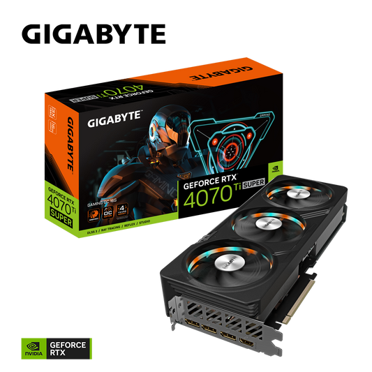 Nvidia GeForce RTX 4070 TI SUPER GAMING OC 16G GDDR6X 256 bit/2655MHz/PCI-E 4.0/Max Res 7680x4320/3x DP 1.4a & 1x HDMI 2.1a