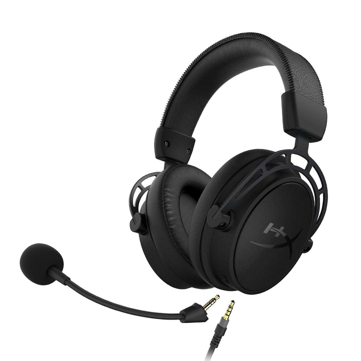 HyperX Cloud Alpha S - Gaming Headset (Black), HyperX virtual 7.1[1] surround sound, HyperX Dual Chamber Drivers, Game and chat audio balance