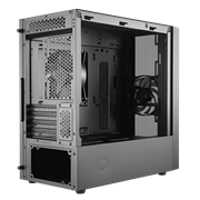 MasterBox NR400, mATX with Tempered Glass Side Panel, Minimalistic Mesh Design, Graphics Card Support Up To 346mm, No ODD Support