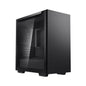 DeepCool MACUBE 110 Black Minimalistic Micro-ATX Case, Magnetic Tempered Glass Panel, Removable Drive Cage, Adjustable GPU Holder, 1xPreinstalled Fan