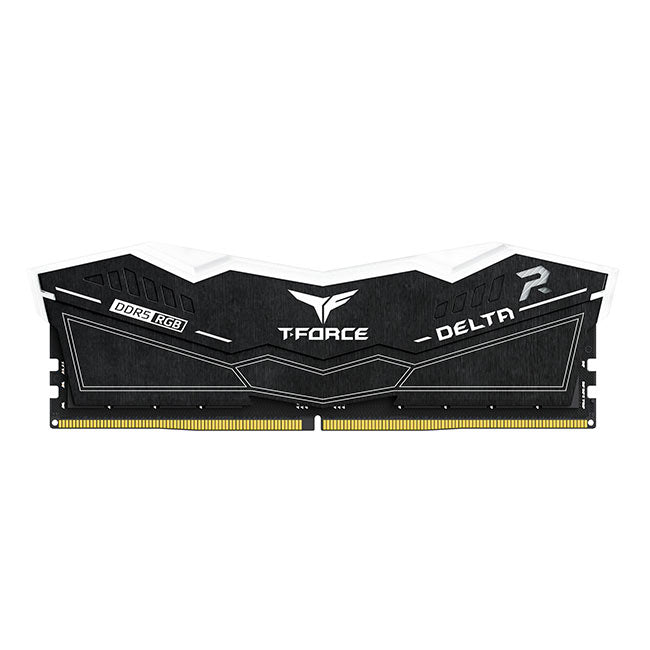 T-Force Delta RGB, Black, DDR5, 6000MHz, 32GB Kit(2 x 16GB), U-DIMM, CL30, 1.35V, Limited Lifetime Warranty