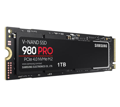 Samsung 980 Pro 1TB Gen4 NVMe SSD 7000MB/s 5000MB/s R/W 1000K/1000K IOPS 600TBW 1.5M Hrs MTBF for PS5 5yrs Wty