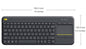 Wireless Touch Keyboard K400 Plus - Black replaces K400r Black