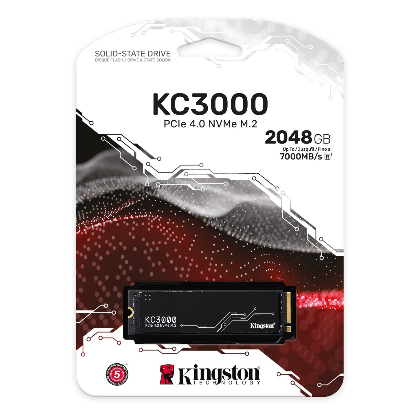 2048G KC3000 PCIe 4.0 NVMe M.2 SSD