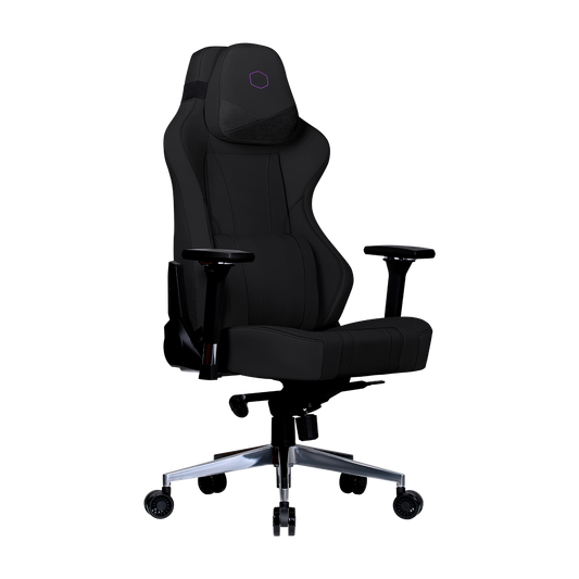 Caliber X2C Gaming Chair COOL-IN Edition, Black Colour, COOL-IN Tech, Designed for Ultra Comfort and Style, Large Size, Aluminum 4D Armrest, Metal Fra