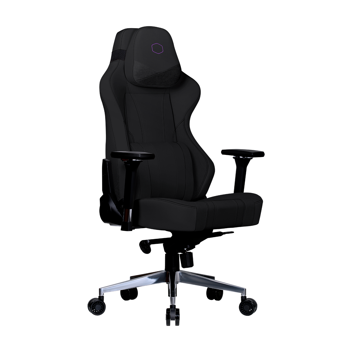 Caliber X2C Gaming Chair COOL-IN Edition, Black Colour, COOL-IN Tech, Designed for Ultra Comfort and Style, Large Size, Aluminum 4D Armrest, Metal Fra