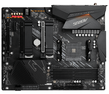 B550 AORUS ELITE AX V2/AMD AM4/ATX/4x DDR4 up to 128GB/4733MHz/PCIe 3.0 x4/M.2 x2