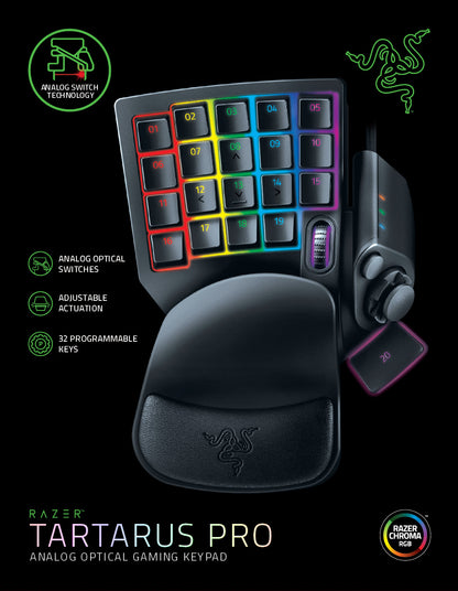 Razer Tartarus Pro - Analog Optical Gaming Keypad - FRML Pkg