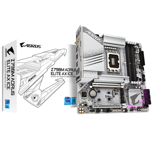 Model Name:  Z790M A ELITE AX ICE  Intel Z790/Socket1700/rev.1.0  Micro ATX/AX211NGW