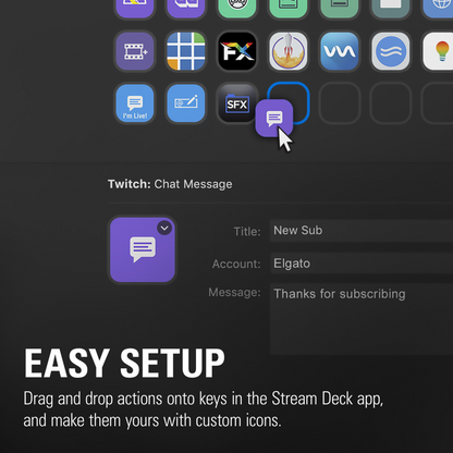 Elgato Stream Deck XL - Advanced Stream Control with 32 customizable LCD keys for Windows 10 and macOS 10.13 or later