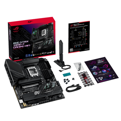 ROG STRIX Z890 F/ATX/INTEL LGA1851/4x DDR5 DIMM max 192GB/Max 8600MHz/1x PCIE5.0(CPU), 1xPCIE4.0(Chipset x16)/2x M.2 (CPU), 3x M.2(Chipset)