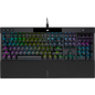 CORSAIR K70 RGB PRO Mechanical Gaming Keyboard, Backlit RGB LED, CHERRY MX SPEED, Black, Black PBT Keycaps