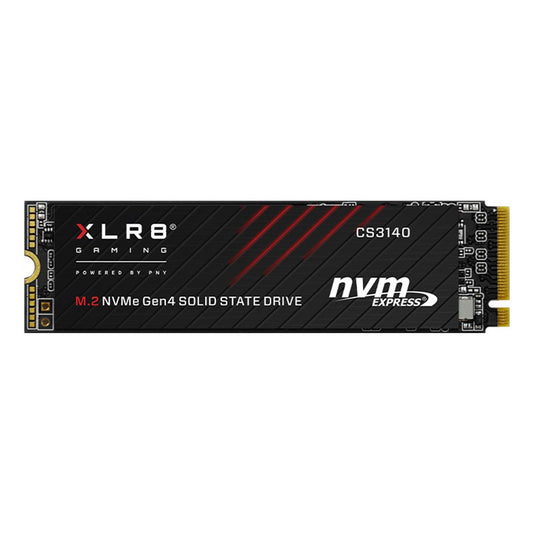 PNY CS3140 2TB NVMe Gen4 SSD M.2 7500MB/s 6850MB/s R/W 1400TBW 650K/700K 2M hrs MTBF 5yrs