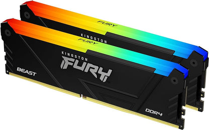 FURY Beast RGB,16GB, 3200MT/s DDR4 CL16 DIMM (Kit of 2)