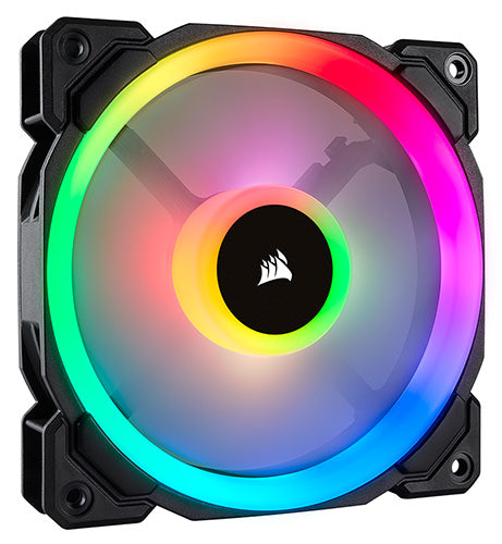 Corsair Light Loop Series,  LL140 RGB, 140mm Dual Light Loop RGB LED PWM Fan, Single Pack