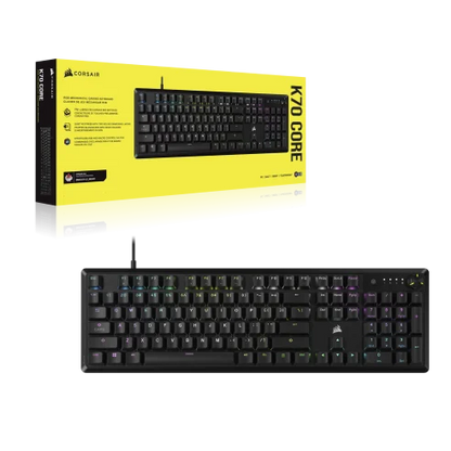 K70 CORE RGB Mechanical Gaming Keyboard Black