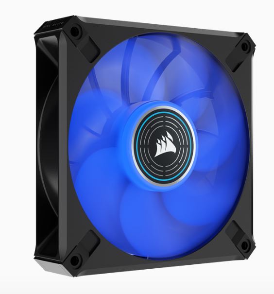 (LS) Corsair ML ELITE Series, ML120 LED ELITE, 120mm Magnetic Levitation Blue LED Fan with AirGuide, Single Pack