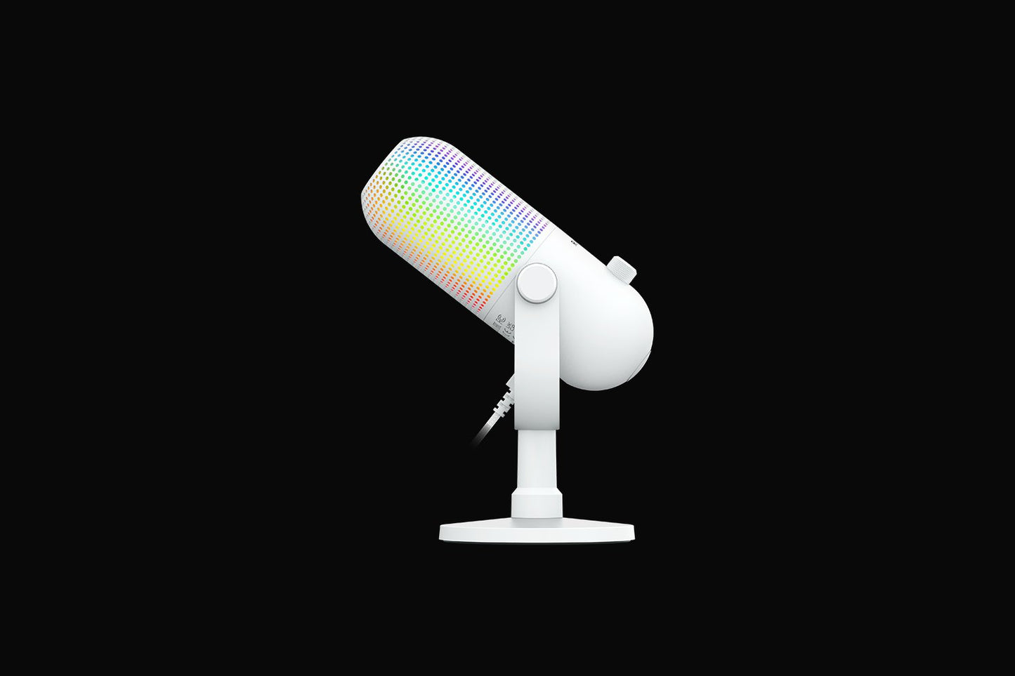 Razer Seiren V3 Chroma - RGB USB Microphone with Tap-to-Mute-White Edition-FRML Packaging