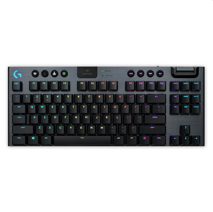 G915 TKL Tenkeyless LIGHTSPEED Wireless RGB Mechanical Gaming Keyboard Clicky