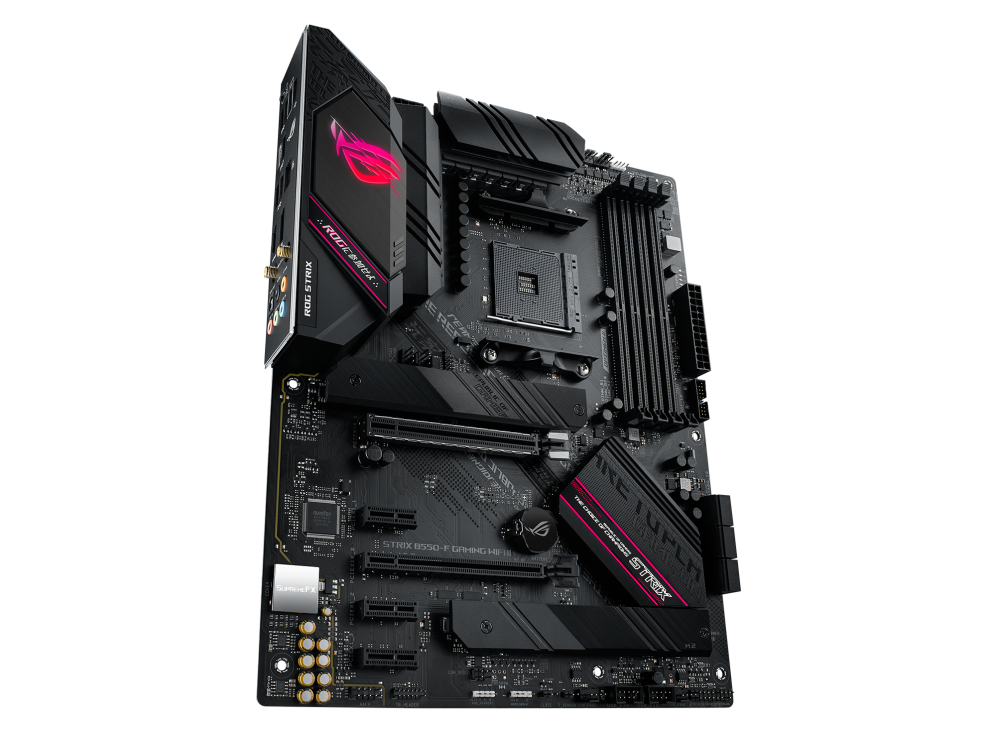 Asus AMD B550 Ryzen AM4 Gaming ATX motherboard with PCIe 4.0, 12+2 teamed power stages, Intel 2.5 Gb Ethernet, WiFi 6E, SATA 6 Gbps, USB 3.2 Gen 2