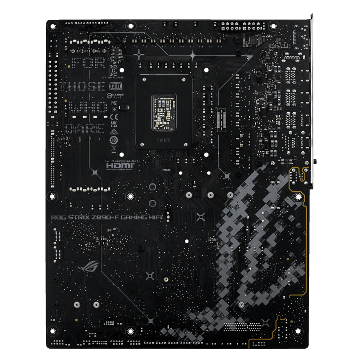 ROG STRIX Z890 F/ATX/INTEL LGA1851/4x DDR5 DIMM max 192GB/Max 8600MHz/1x PCIE5.0(CPU), 1xPCIE4.0(Chipset x16)/2x M.2 (CPU), 3x M.2(Chipset)