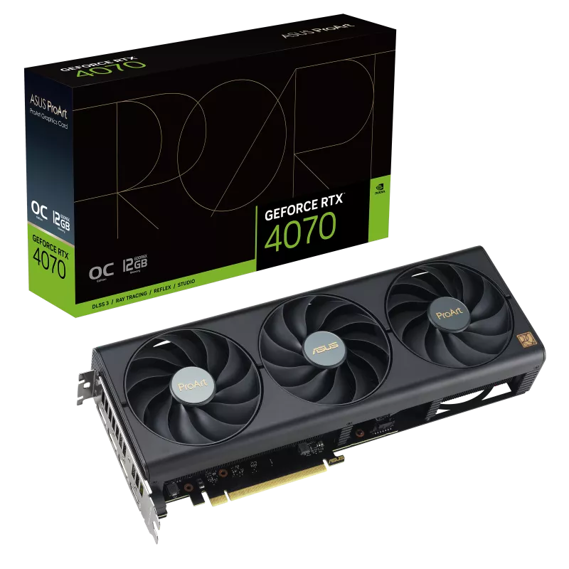 NVIDIA ASUS PROART GeForce RTX4070 OC 12G GDDR6X