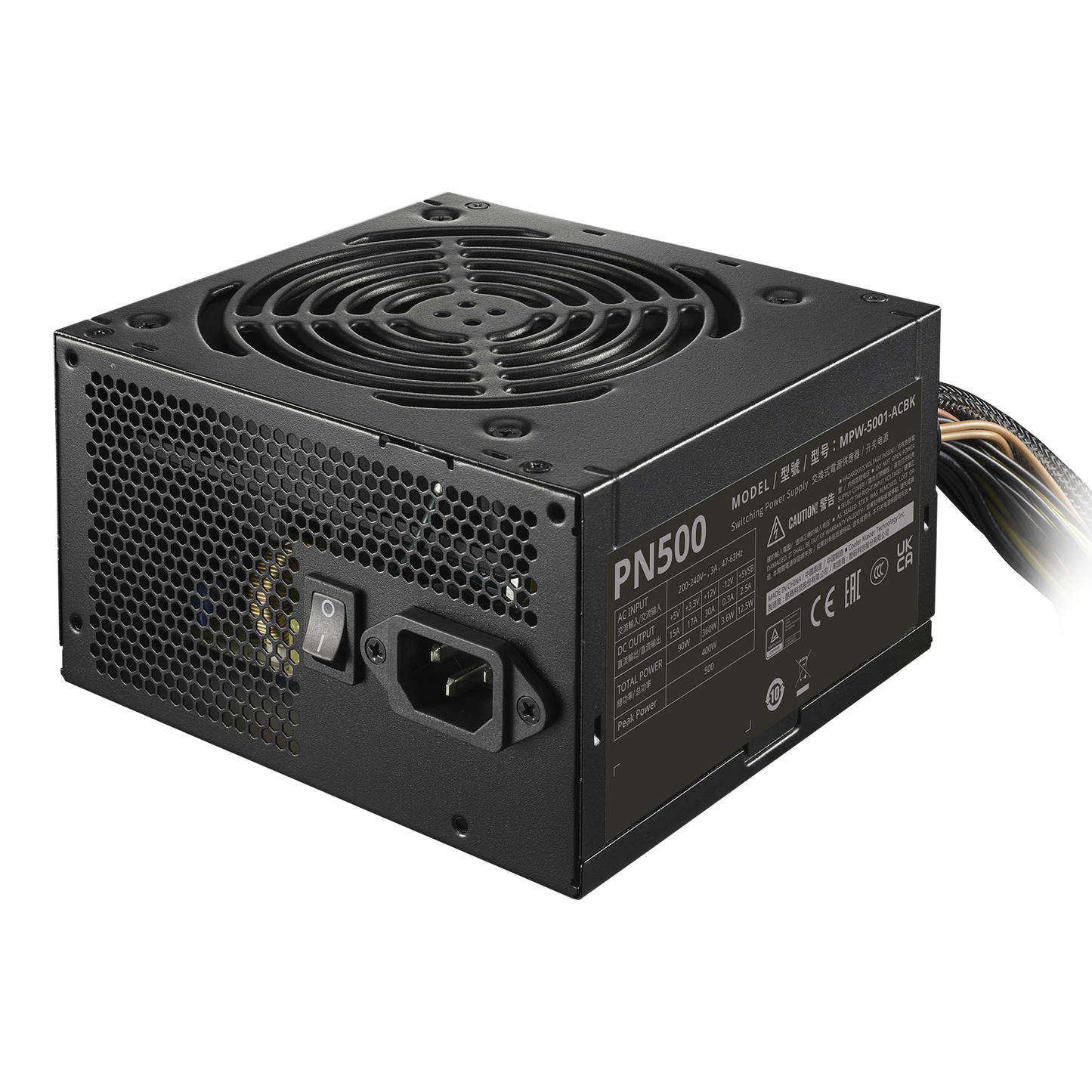 Elite NEX PN500 230V, 500W Peak Power, Active PFC + Dual Forward Topology Design, High Temperature Resistance.