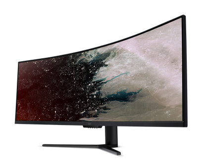 GAMING FSYNC,HDR400, 49" 32:9,CURVE,VA(1800R),UHD(3840x1080),4ms,144Hz,HDMI(1.4)x2,HDMI(2.0)x1,DP(1.2)x1,SPK(3Wx2),Tilt,Height Adj,VESA 75x75,3YR WTY